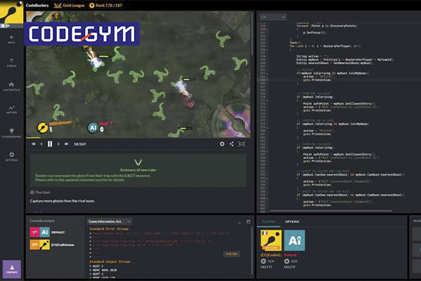 Học lập trình game miễn phí qua 8 game online - CodeGym Online