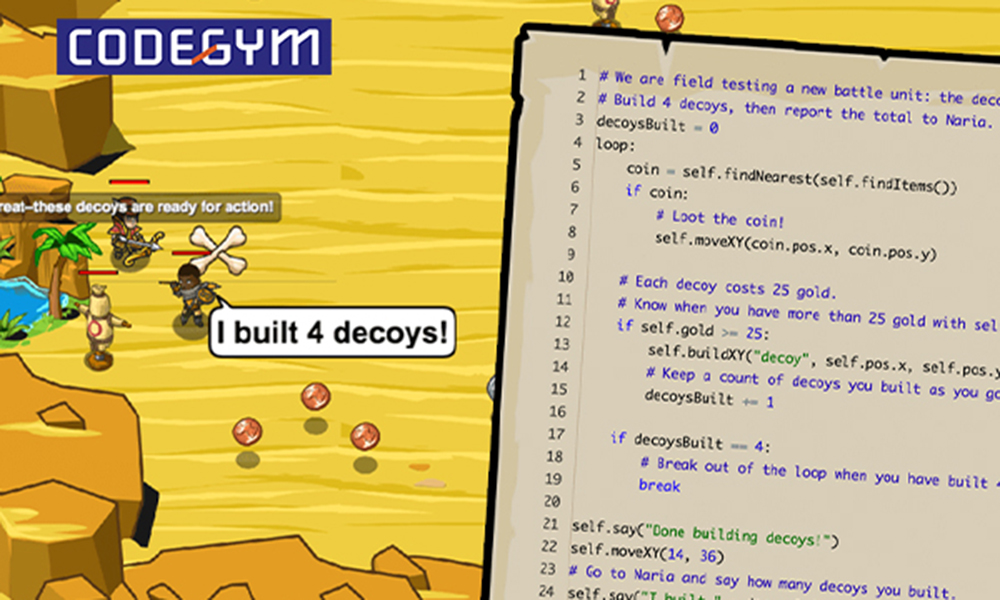Học lập trình game miễn phí qua 8 game online - CodeGym Online
